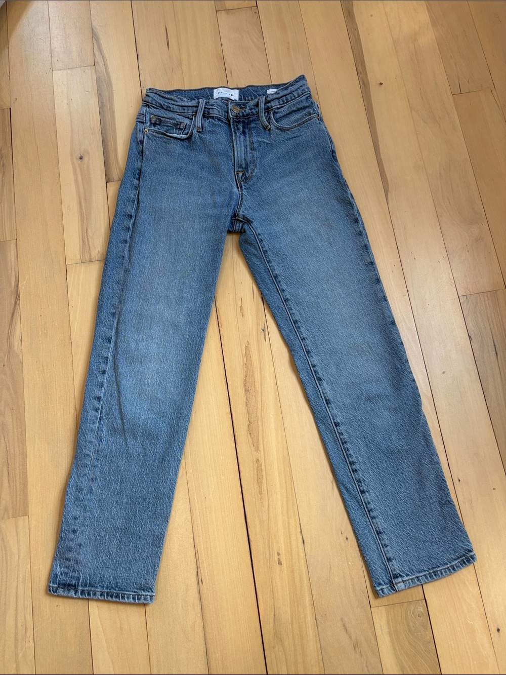Frame Denim Women's Straight Leg Jeans - Blue Wash